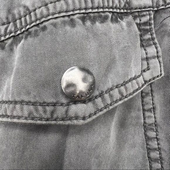 Aritzia Talula Trooper Grey Black Utility Jacket Size XS Military Neutral - Picture 5 of 12